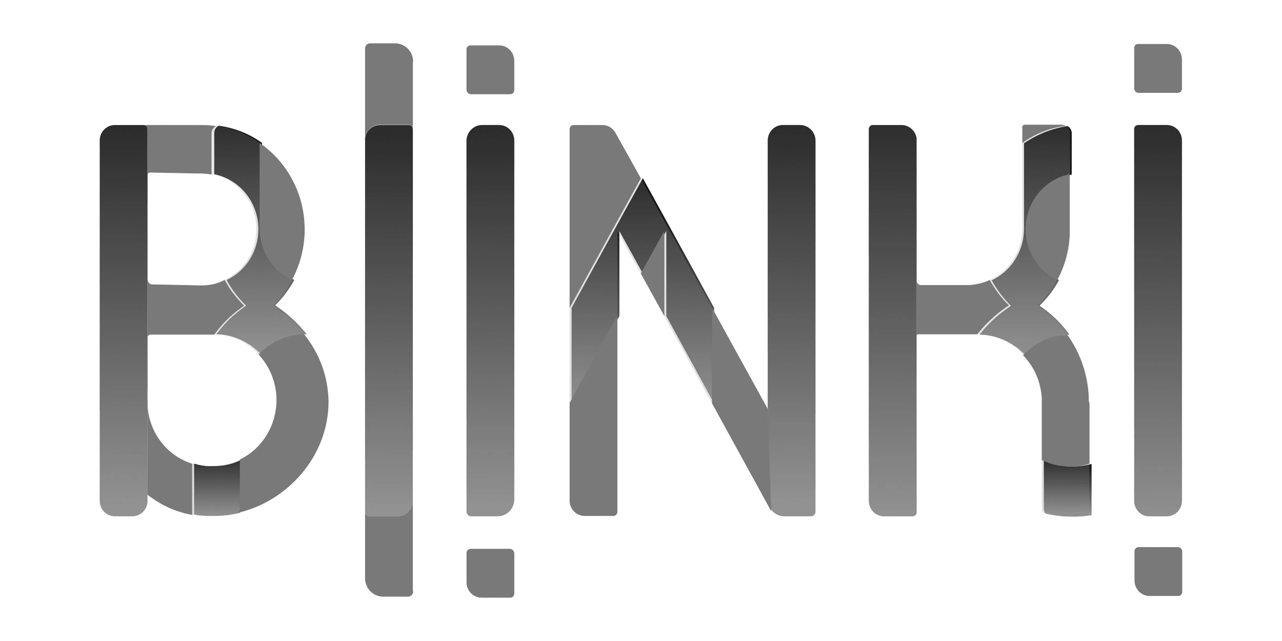Blinki Black and white logo 